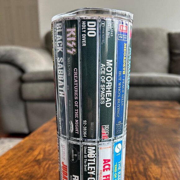 80s 90s Rock, Cassette Tape, 20 oz Skinny Tumbler, BRAND NEW in BOX! - Picture 2 of 8